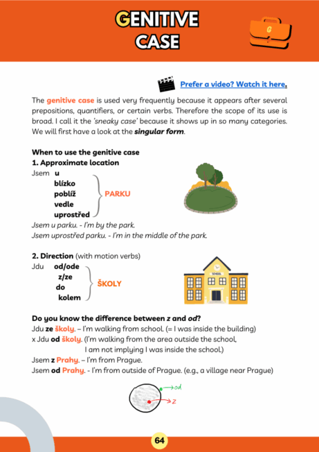 Just in Case, Learn Czech - Genitive case